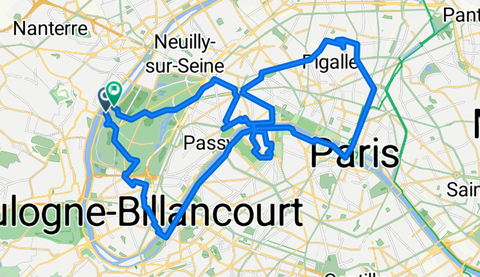 Route in Paris