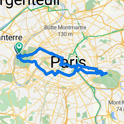 Route in Paris
