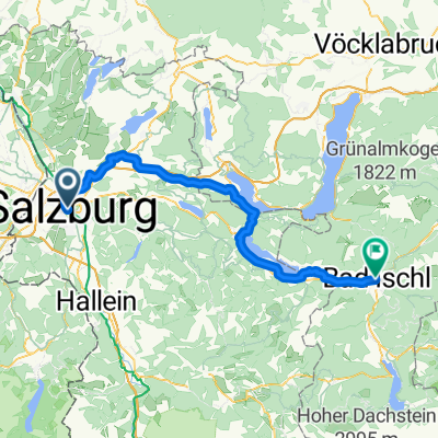 KOMPASS Digital Map Track - Von Salzburg bis Bad Ischl