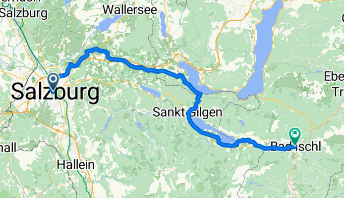 KOMPASS Digital Map Track - Von Salzburg bis Bad Ischl