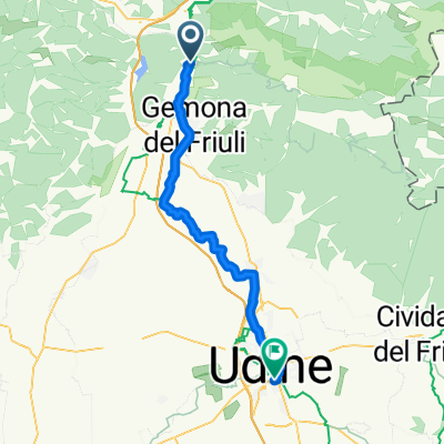 Von Venzone bis Udine