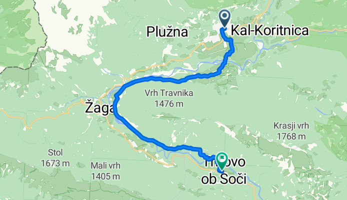 Mala Vas, Bovec - Trnovo ob Soči, Kobarid