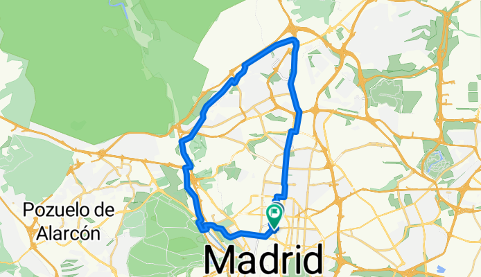 Calle del General Arrando, Madrid to Calle de Fernández de la Hoz, Madrid