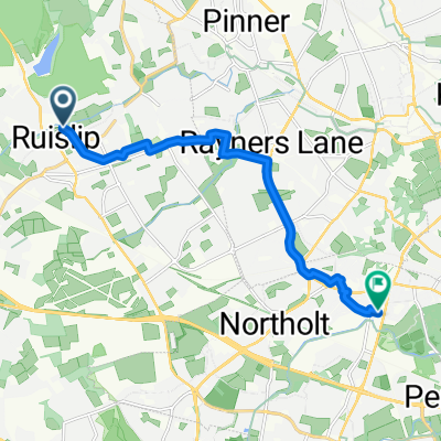 Intersting circular route through Ruislip Woods