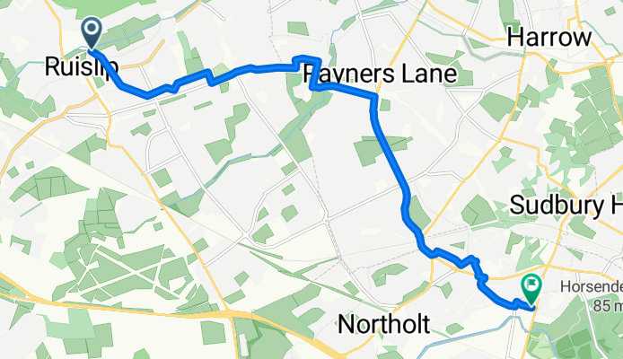 Intersting circular route through Ruislip Woods