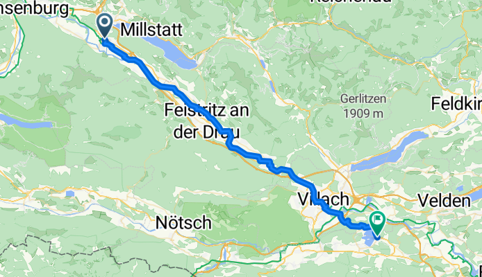 Von Spittal an der Drau bis Finkenstein am Faaker See