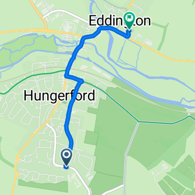 Priory Road, Hungerford to Cottrell Close, Hungerford