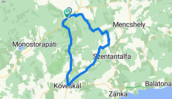 Dózsa utca, Kapolcs to Dózsa utca, Kapolcs