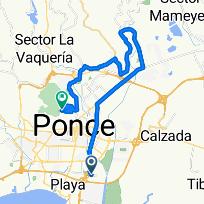 PR-1 O, Ponce a Paseo de la Cruceta, Ponce