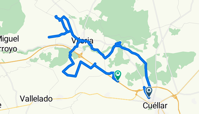 De Calle Agustín de Daza a Autovía de Pinares