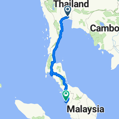 Tanao Road, Phra Nakhon District naar Logan Road, George Town