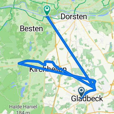 Mühlenstraße nach Brückenweg