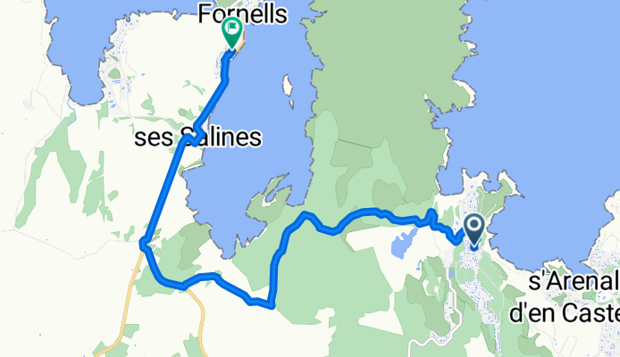 Carrer Ruiz de Butron to Passeig Maritim Gumersind Riera 66A