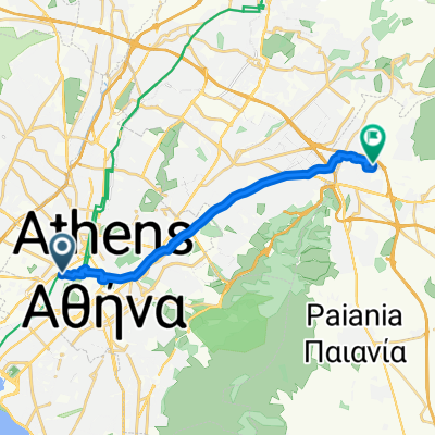 Ηρακλειδών, Αθήνα to Γυθείου, Γέρακας