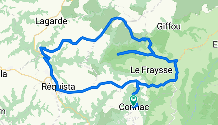 Connac-Circle through Lebous, Sérieux, and Réquista
