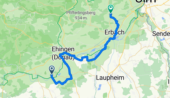 Mozartstraße, Rottenacker nach Erminger Straße, Ulm