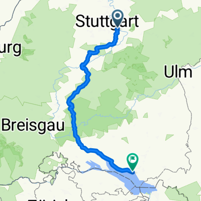 Von Esslingen am Neckar bis Friedrichshafen