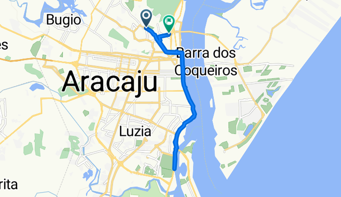 De Rua Miron de Oliveira Ribeiro a Rua Santa Cruz do Lagamar