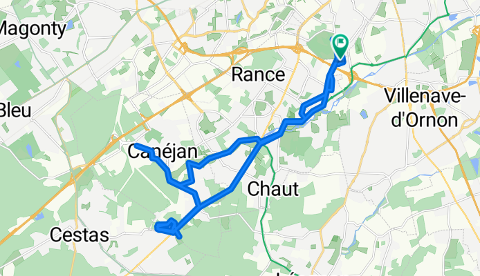 Rue Francisco de Goya, Villenave-d'Ornon à Rue Pablo Picasso, Villenave-d'Ornon