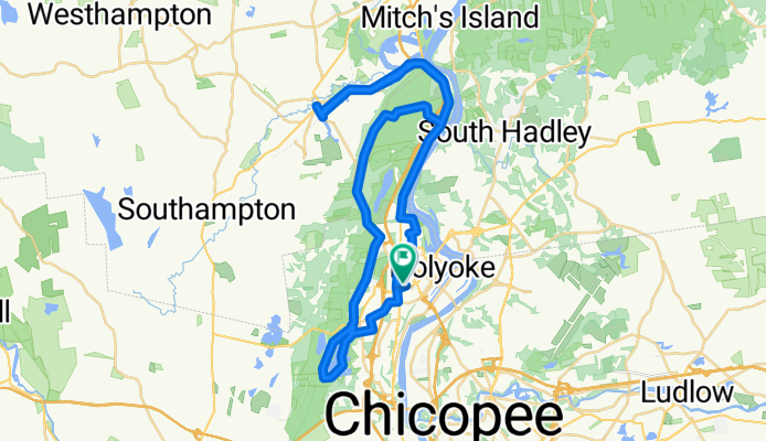 Portland St, Holyoke to Portland St, Holyoke