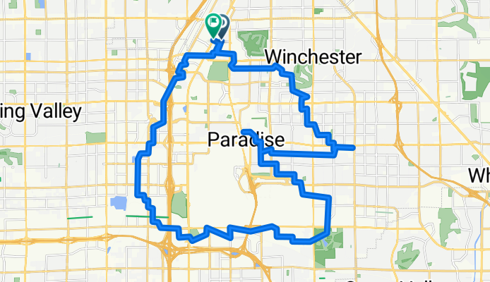 HGVC Blvd, Las Vegas to UNLV