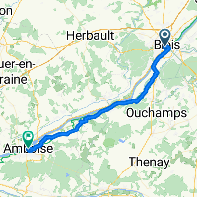 Rue Jean Moulin, Blois to Rue François Ier, Amboise