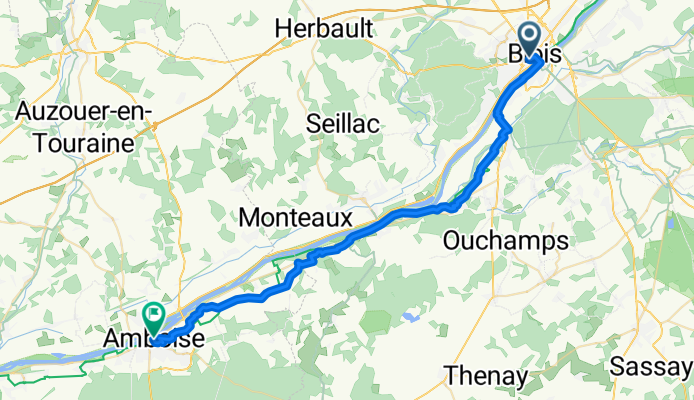 Rue Jean Moulin, Blois to Rue François Ier, Amboise