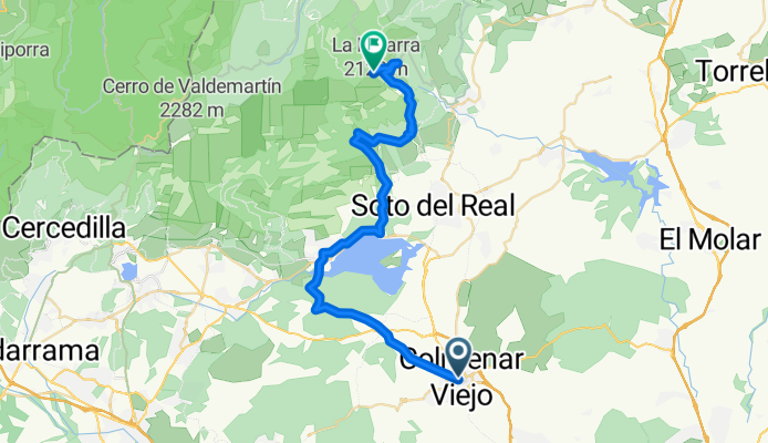 From Colmenar Viejo to Rascafría