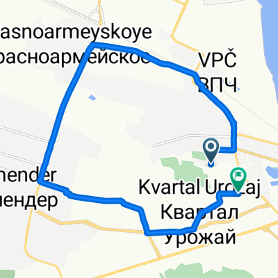 От улица Авиационная до улица Рахматулаева