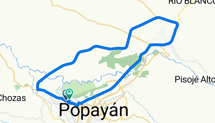 De Calle # 25-36 a Carrera # 2-34