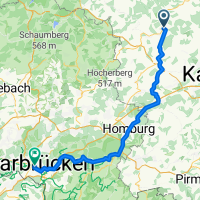 Von Altenglan bis Saarbrücken