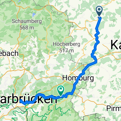 Von Altenglan bis Saarbrücken