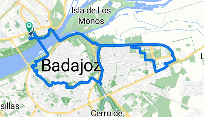 De Bajada las Moreras a Bajada las Moreras 1B