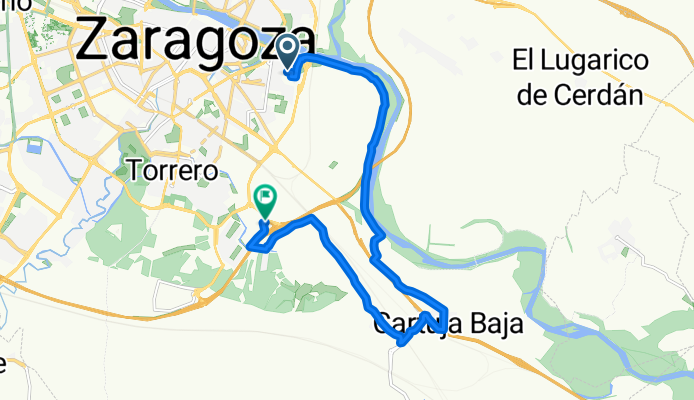 Ruta en Zaragoza