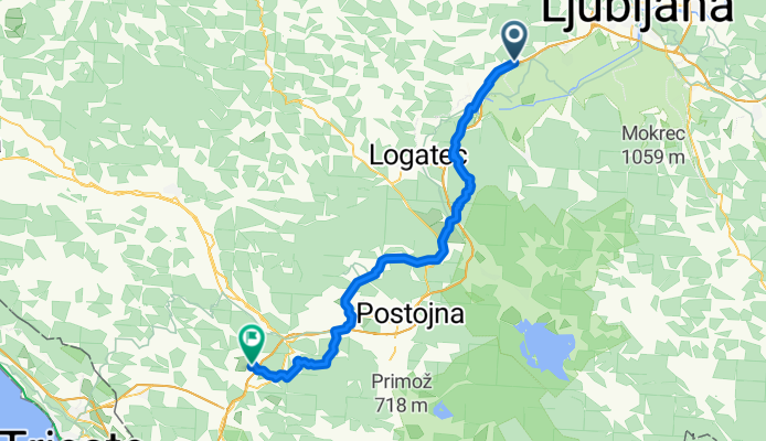 Log pri Brezovici - Divača