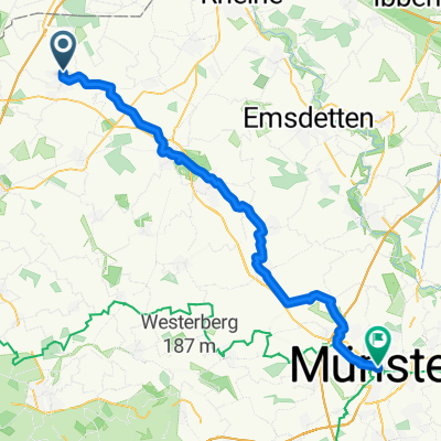 Route nach Münster