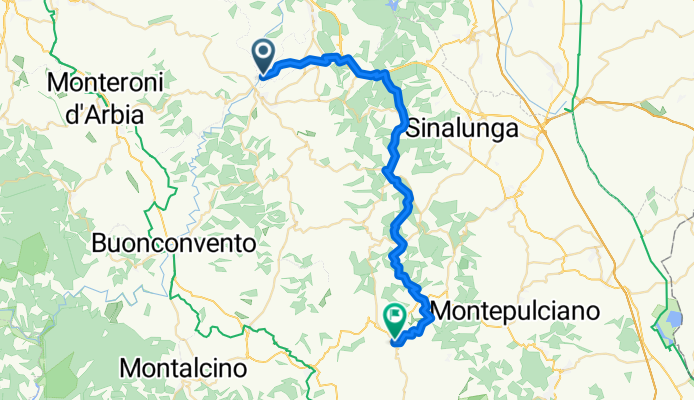 Asciano to Pienza e-bike