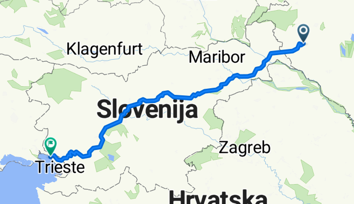 Fő utca, Nova to Aurisina, Duino Aurisina