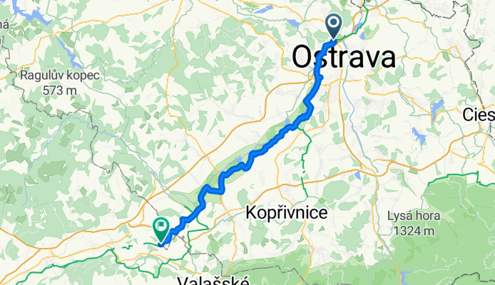Ostrava - Hustopeče Nad Bečvou