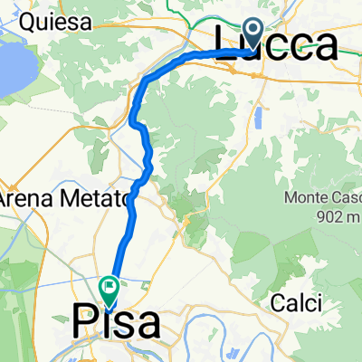 From Lucca to Pisa