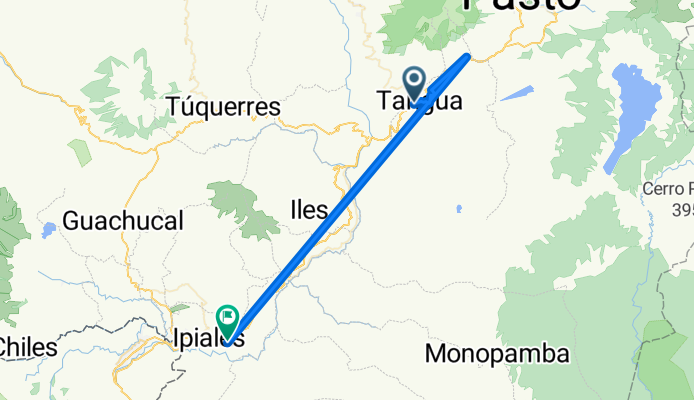 De Pilcuan-Tangua a Calle Este