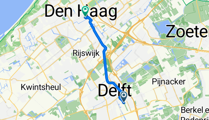 Mekelweg, Delft to Spui, The Hague