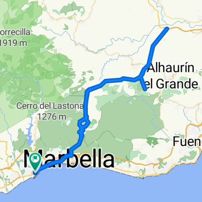 Avda. de las Naciones 1. C.C Cristalmar L4C to Calle Segismundo Moret 32-33