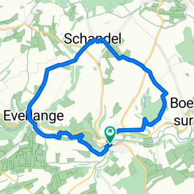 Auto-pédestre trail Useldange