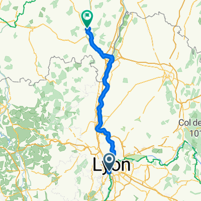 Lyon - Cluny Beaujolais hoog