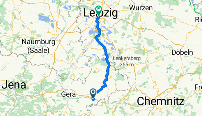 Vollmershain - Leipzig