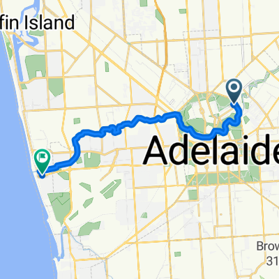 Melbourne St, North Adelaide to Hurcombe St, West Beach