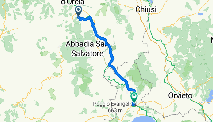 Castiglione d'Orcia - San Lorenzo Nuovo