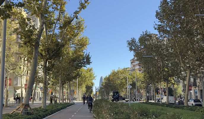 Foto 2 der Bikemap-Route "Carrer de Sant Gervasi de Cassoles, Barcelona a Carrer de Castanyer, Barcelona"