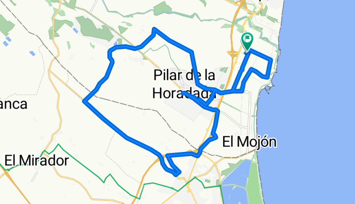 Avenida Comunidad Valenciana naar Avenida Comunidad Valenciana